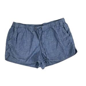 J By J Crew Chambray Drawstring Shorts size Medium